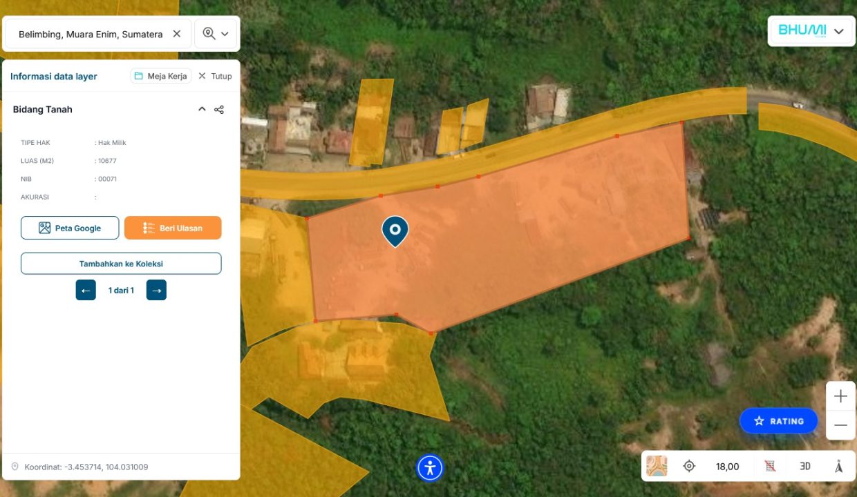 DIJUAL TANAH GUNUNG MEGANG MUARA ENIM - PRABUMULIH (1)